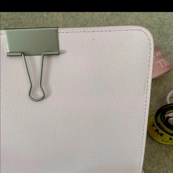 Off White Binder Clip Bag Pink - Picture 3 of 3